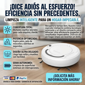 Aspiradora Robot Multifuncional 3 en 1 – ¡Tu aliado para una vida más cómoda!
